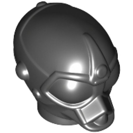 Minifigure, Head, Modified SW RA-7 Protocol Droid Plain