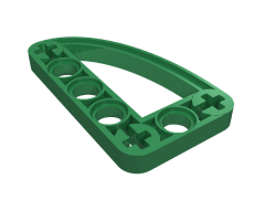 Technic, Liftarm Modified L-Shape Quarter Ellipse Thin 3 x 5