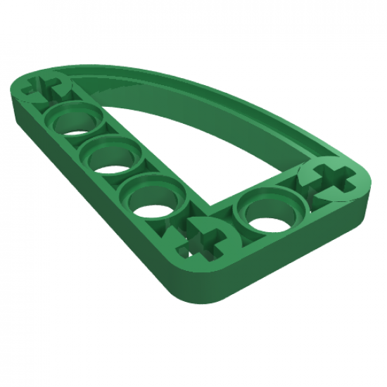 Technic, Liftarm Modified L-Shape Quarter Ellipse Thin 3 x 5
