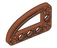 Technic, Liftarm Modified L-Shape Quarter Ellipse Thin 3 x 5