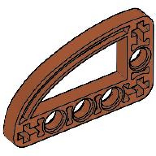 Technic, Liftarm Modified L-Shape Quarter Ellipse Thin 3 x 5