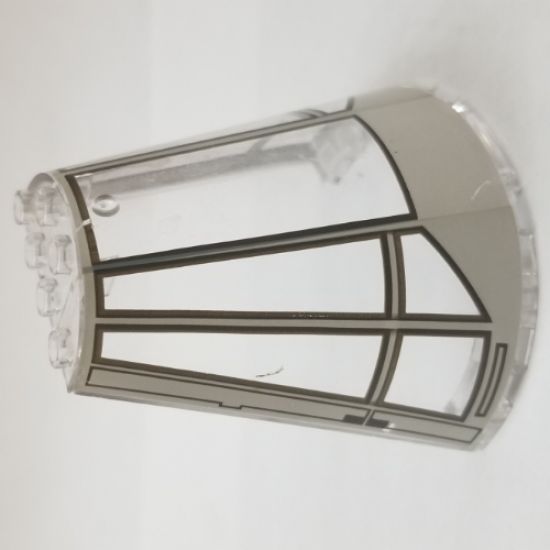 Cone Half 8 x 4 x 6 with Millennium Falcon Cockpit Pattern 1