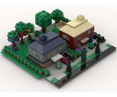 Modular Family Houses (2 on 1 plate, simple) #2