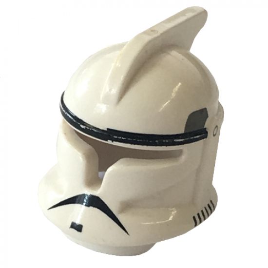 Minifigure, Headgear Helmet SW Clone Trooper Ep.2 Pattern