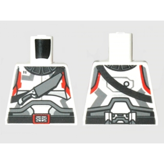 Torso SW Armor Republic Trooper (Old Republic) with Knife Pattern