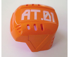 Sports Hockey Helmet with 'AT.01' Pattern (Sticker) - Set 7708