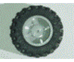 Wheel & Tire Assembly 18mm D. x 14mm with Black Tire 30.4 x 14 (30285 / 30391)