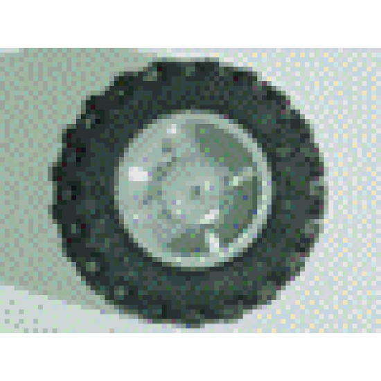 Wheel & Tire Assembly 18mm D. x 14mm with Black Tire 30.4 x 14 (30285 / 30391)