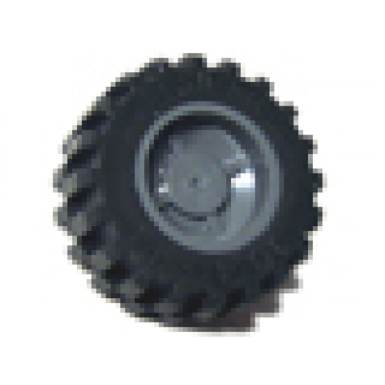 Wheel & Tire Assembly 18mm D. x 14mm with Black Tire 30.4 x 14 (30285 / 30391)