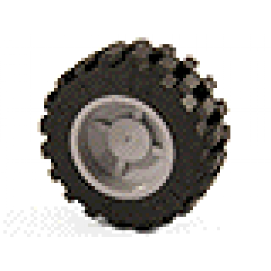 Wheel & Tire Assembly 18mm D. x 14mm with Black Tire 30.4 x 14 (30285 / 30391)