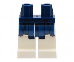 Hips and White Legs with Dark Blue Bogu Loincloth Pattern