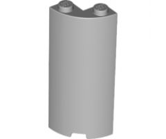 Cylinder Quarter 2 x 2 x 5 with 1 x 1 Cutout