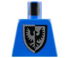 Torso Castle Black Falcon Pattern with Shield Bottom Round Pattern