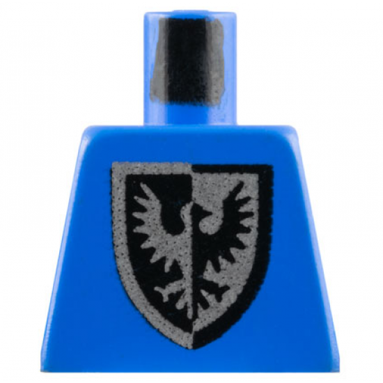 Torso Castle Black Falcon Pattern with Shield Bottom Round Pattern