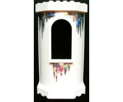 Belville Wall, Tower with Window with Icicles Pattern (Stickers) - Set 7581