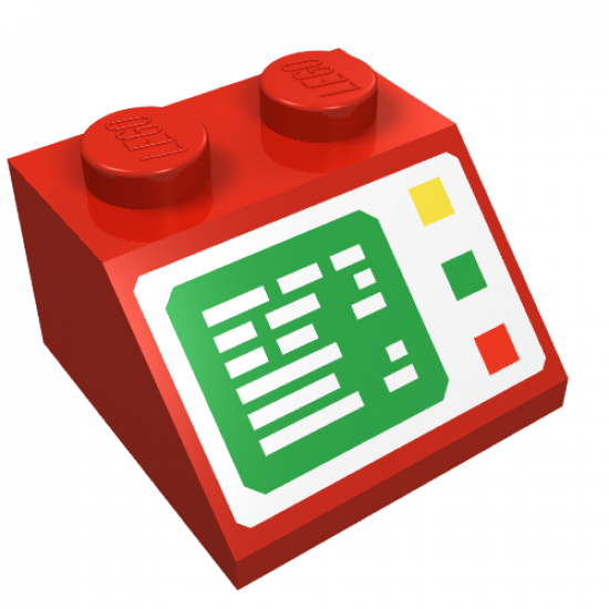 Slope 45 2 x 2 with Computer Screen and Right Side Buttons Pattern
