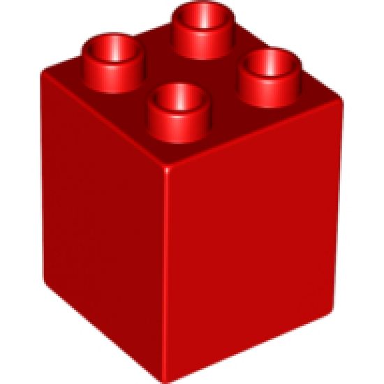 Duplo, Brick 2 x 2 x 2 with Indian Totem Pole Pattern