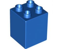 Duplo, Brick 2 x 2 x 2 with Indian Totem Pole Pattern