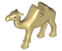 Camel with Black Eyes and White Pupils Pattern
