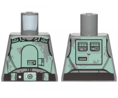 Torso SW Armor with Sand Green Stains Pattern (Han Solo)