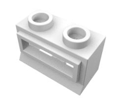 Window 1 x 2 x 1 with Glass