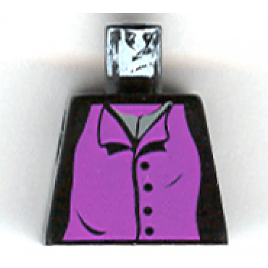 Torso Harry Potter Professor Snape 4 Black Buttons Pattern