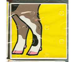 Duplo, Tile 2 x 2 x 1 with Goat Mosaic Picture 06 Pattern (Set 1078)
