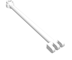 Hinge Bar 8L with 3 Fingers and Open End Stud