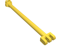 Hinge Bar 8L with 3 Fingers and Open End Stud