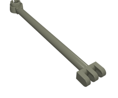 Hinge Bar 8L with 3 Fingers and Open End Stud