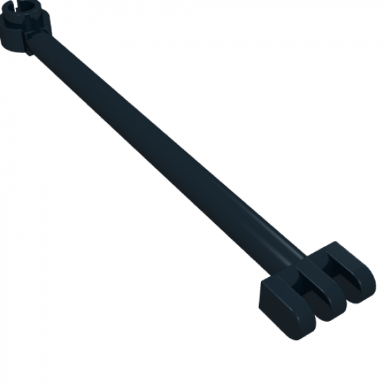 Hinge Bar 8L with 3 Fingers and Open End Stud