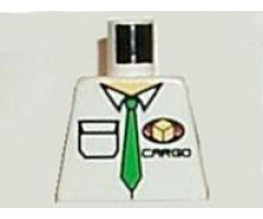 Torso Cargo Logo with Green Tie Pattern
