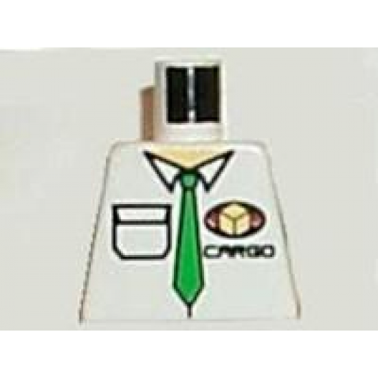 Torso Cargo Logo with Green Tie Pattern