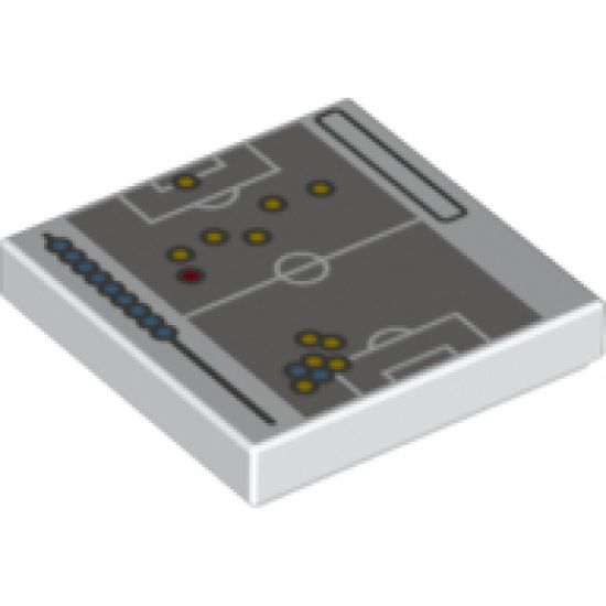 Tile 2 x 2 with Football (Soccer) Field Strategy Chart Pattern