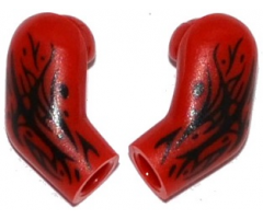 Arm, (Matching Left and Right) Pair with Black Tendrils Pattern (Carnage)