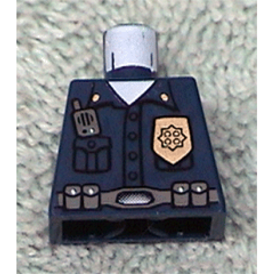 Torso Police Highway Patrol, Shirt with Badge and Radio Pattern