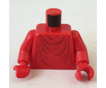 Torso SW Imperial Robe with Dark Red Creases Pattern (Royal Guard) / Red Arms / Red Hands