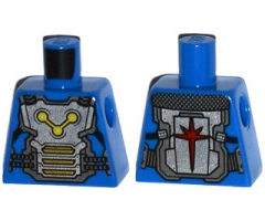 Torso Armor Plate with Straps and Nova Corps Markings Pattern
