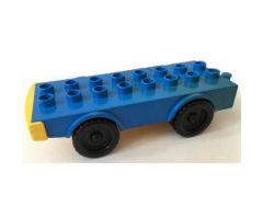 Duplo, Vehicle Truck Base with Four Wheels and 2 x 8 Studs