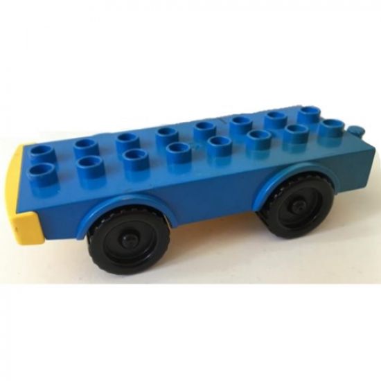 Duplo, Vehicle Truck Base with Four Wheels and 2 x 8 Studs