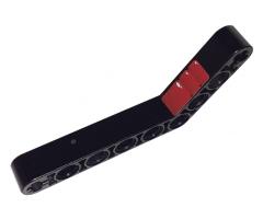 Technic, Liftarm 1 x 9 Bent (6 - 4) Thick with Seat Pattern (Sticker) - Set 8203