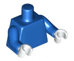 Torso Plain / Blue Arms / White Hands