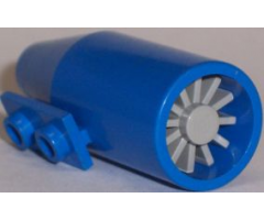 Aircraft Engine Smooth Large, 1 x 2 Thin Top Plate with Light Gray Center (4868a / 4869)