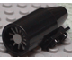 Aircraft Engine Smooth Large, 1 x 2 Thin Top Plate with Light Gray Center (4868a / 4869)