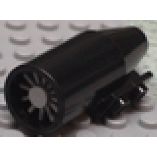Aircraft Engine Smooth Large, 1 x 2 Thin Top Plate with Light Gray Center (4868a / 4869)