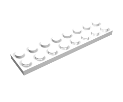Electric Plate 2 x 8 with Contacts