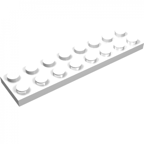 Electric Plate 2 x 8 with Contacts
