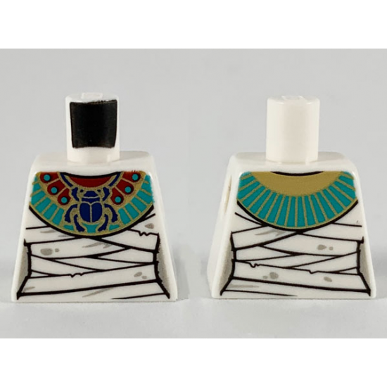 Torso Female Scarab Collar and Bandage Wrappings Pattern