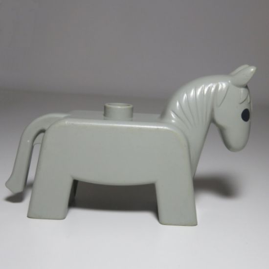 Duplo, Animal Horse Small, Eyes Solid Black
