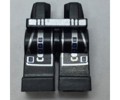 Hips and Legs with Alpha Team Arctic Silver Zippers and Blue on Straps Pattern